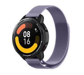 Strap-it Bracelet milanais Xiaomi Watch S1 (violet clair) Strap-it Bracelet milanais Xiaomi Watch S1 (violet clair)