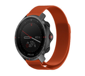 Strap-it Bracelet milanais Polar Grit X Pro (orange)
