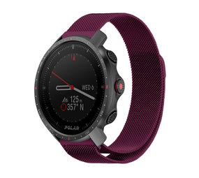 Strap-it Bracelet milanais Polar Grit X Pro (violet)