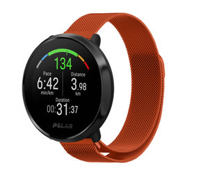 Strap-it Bracelet milanais Polar Vantage M (orange)