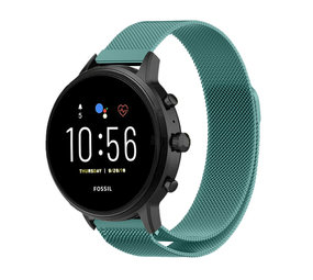 Strap-it Bracelet milanais Fossil Gen 5 (vert)
