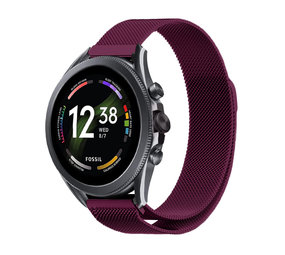 Strap-it Bracelet milanais Fossil Gen 6 - 44mm (violet)