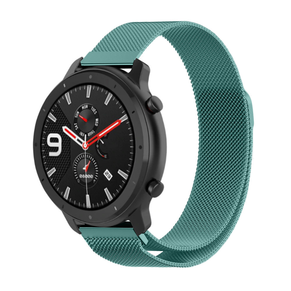 Strap-it Strap-it Bracelet milanais Xiaomi Amazfit GTR (vert) Strap-it Strap-it Bracelet milanais Xiaomi Amazfit GTR (vert)