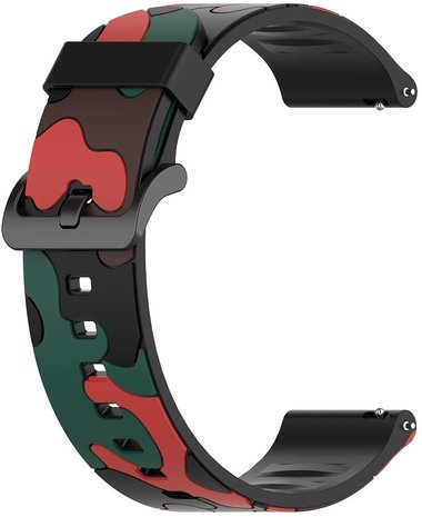 Strap-it Strap-it Bracelet camouflage Samsung Gear Sport (rouge)