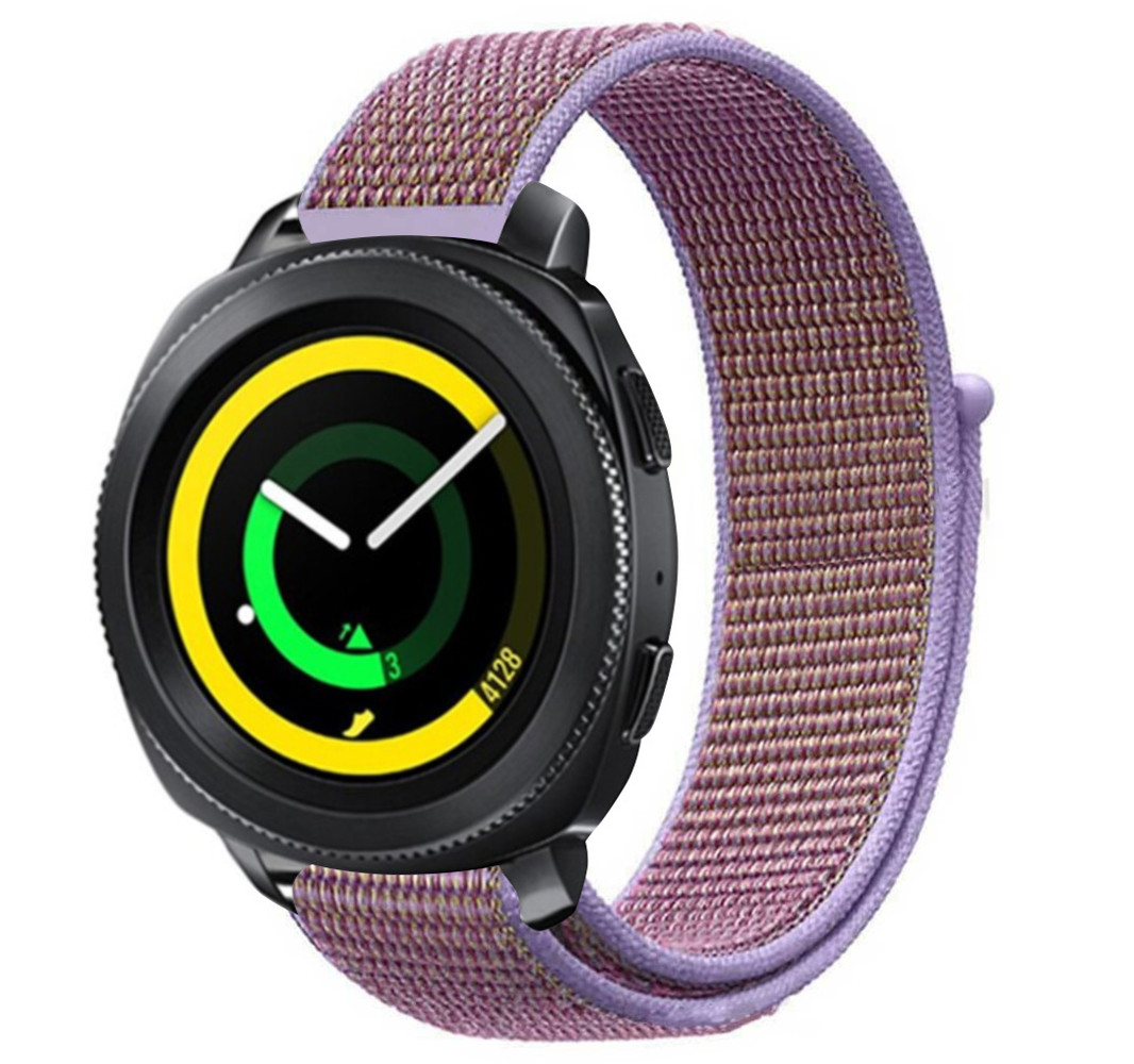 Strap-it Strap-it Bracelet nylon Samsung Gear Sport (lilas) Strap-it Strap-it Bracelet nylon Samsung Gear Sport (lilas)