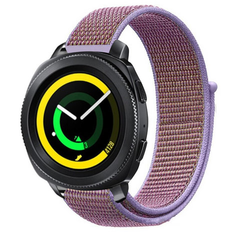 Strap-it Strap-it Bracelet nylon Samsung Gear Sport (lilas) Strap-it Strap-it Bracelet nylon Samsung Gear Sport (lilas)