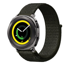 Strap-it Bracelet nylon Samsung Gear Sport (vert foncé)