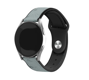 Strap-it Bracelet cuir hybride Samsung Gear Sport (gris) Strap-it Bracelet cuir hybride Samsung Gear Sport (gris)