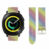 Strap-it Strap-it Bracelet cuir pailleté Samsung Gear Sport (arc-en-ciel) Strap-it Strap-it Bracelet cuir pailleté Samsung Gear Sport (arc-en-ciel)