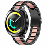 Strap-it Strap-it Bracelet acier Samsung Gear Sport (noir/rose) Strap-it Strap-it Bracelet acier Samsung Gear Sport (noir/rose)