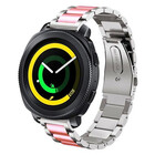 Strap-it Strap-it Bracelet acier Samsung Gear Sport (argent/rose)