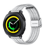 Strap-it Bracelet acier inoxydable Samsung Gear Sport (argent)