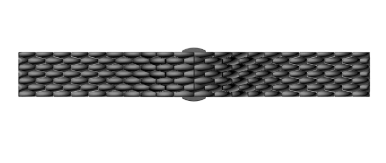 Strap-it Strap-it Bracelet acier dragon Samsung Gear Sport (noir) Strap-it Strap-it Bracelet acier dragon Samsung Gear Sport (noir)