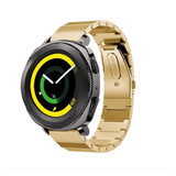 Strap-it Bracelet métal Samsung Gear Sport (or)