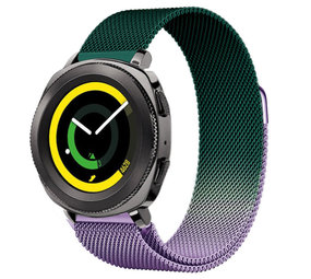 Strap-it Bracelet milanais Samsung Gear Sport (violet/vert)