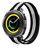 Strap-it Strap-it Bracelet milanais Samsung Gear Sport (noir/blanc) Strap-it Strap-it Bracelet milanais Samsung Gear Sport (noir/blanc)