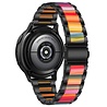Strap-it Strap-it Bracelet acier résine Samsung Gear Sport (noir/coloré) Strap-it Strap-it Bracelet acier résine Samsung Gear Sport (noir/coloré)