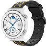 Strap-it Strap-it Bracelet sport boucle Huawei Watch GT 3 Pro 43mm (noir/jaune) Strap-it Strap-it Bracelet sport boucle Huawei Watch GT 3 Pro 43mm (noir/jaune)