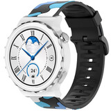 Strap-it Bracelet camouflage Huawei Watch GT 3 Pro 43mm (bleu)