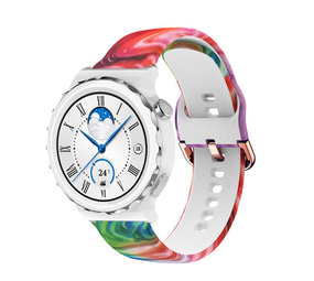 Strap-it Bracelet silicone coloré Huawei Watch GT 3 Pro 43mm