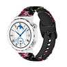 Strap-it Strap-it Bracelet Huawei Watch GT 3 Pro 43mm Fleur rose Strap-it Strap-it Bracelet Huawei Watch GT 3 Pro 43mm Fleur rose