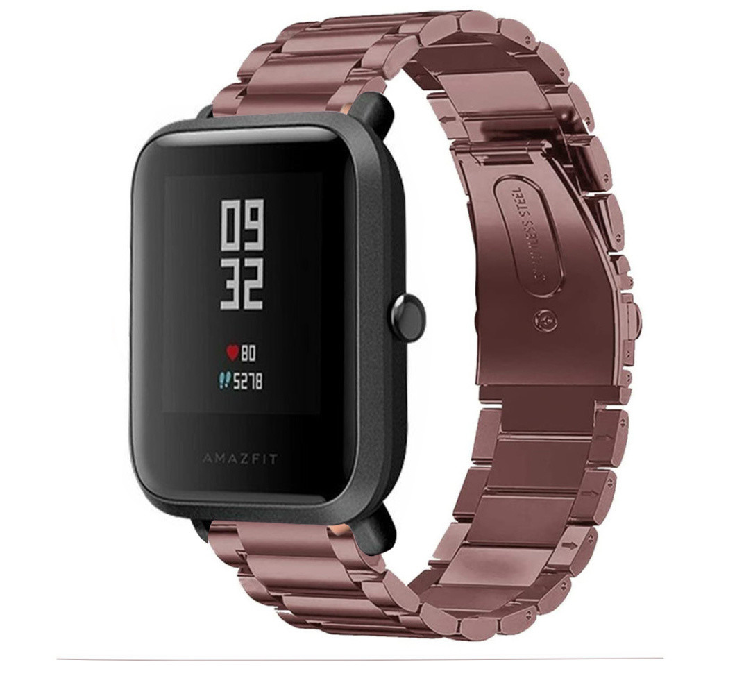 Strap-it Strap-it Bracelet acier Xiaomi Amazfit Bip (bronze)