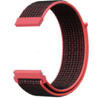 Strap-it Strap-it Bracelet nylon Xiaomi Amazfit GTS (noir/rouge)