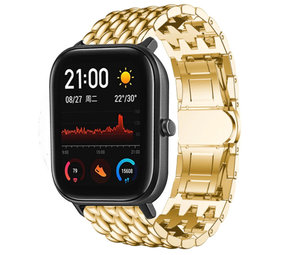 Strap-it Bracelet acier dragon Xiaomi Amazfit GTS (or)