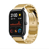 Strap-it Strap-it Bracelet métal Xiaomi Amazfit GTS (or) Strap-it Strap-it Bracelet métal Xiaomi Amazfit GTS (or)