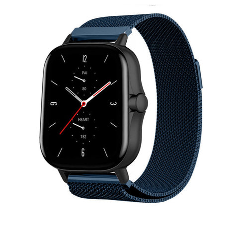 Strap-it Strap-it Bracelet milanais Amazfit GTS 2 (bleu)