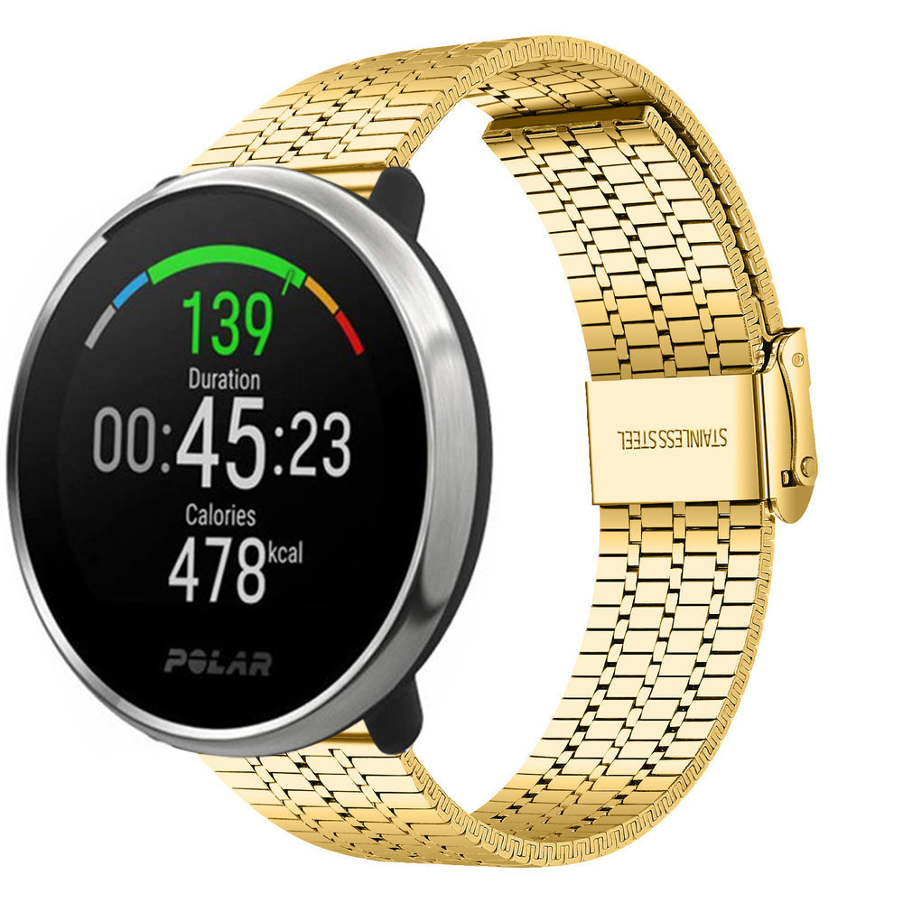 Strap-it Strap-it Bracelet acier inoxydable Polar Ignite (or) Strap-it Strap-it Bracelet acier inoxydable Polar Ignite (or)