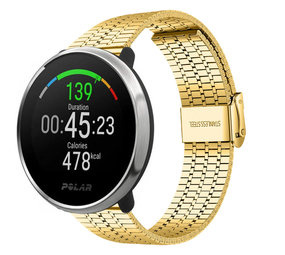 Strap-it Bracelet acier inoxydable Polar Ignite (or)