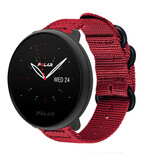 Strap-it Bracelet nylon boucle Polar Ignite 2 (rouge)