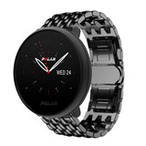 Strap-it Bracelet acier dagon Polar Ignite 2 (noir)