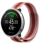 Strap-it Bracelet milanais Polar Unite (rouge/rose)