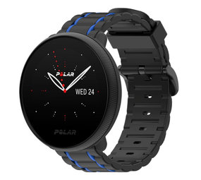 Strap-it Bracelet sport boucle Polar Ignite 2 (noir/bleu)