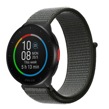 Strap-it Strap-it Bracelet nylon Polar Pacer (vert)