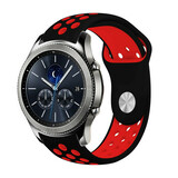 Strap-it Bracelet sport Samsung Gear S3 (noir/rouge) Strap-it Bracelet sport Samsung Gear S3 (noir/rouge)