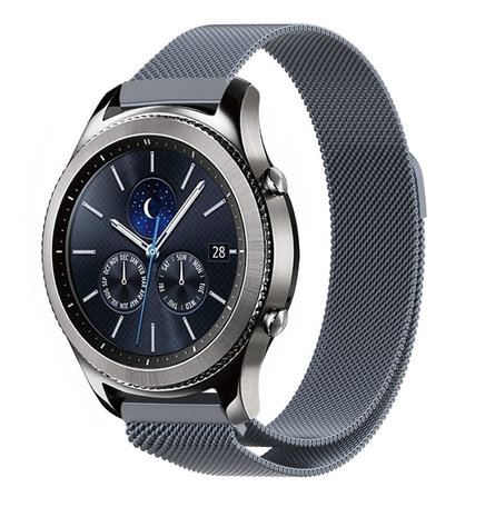 Strap-it Strap-it Bracelet milanais Samsung Gear S3 (gris sidéral)