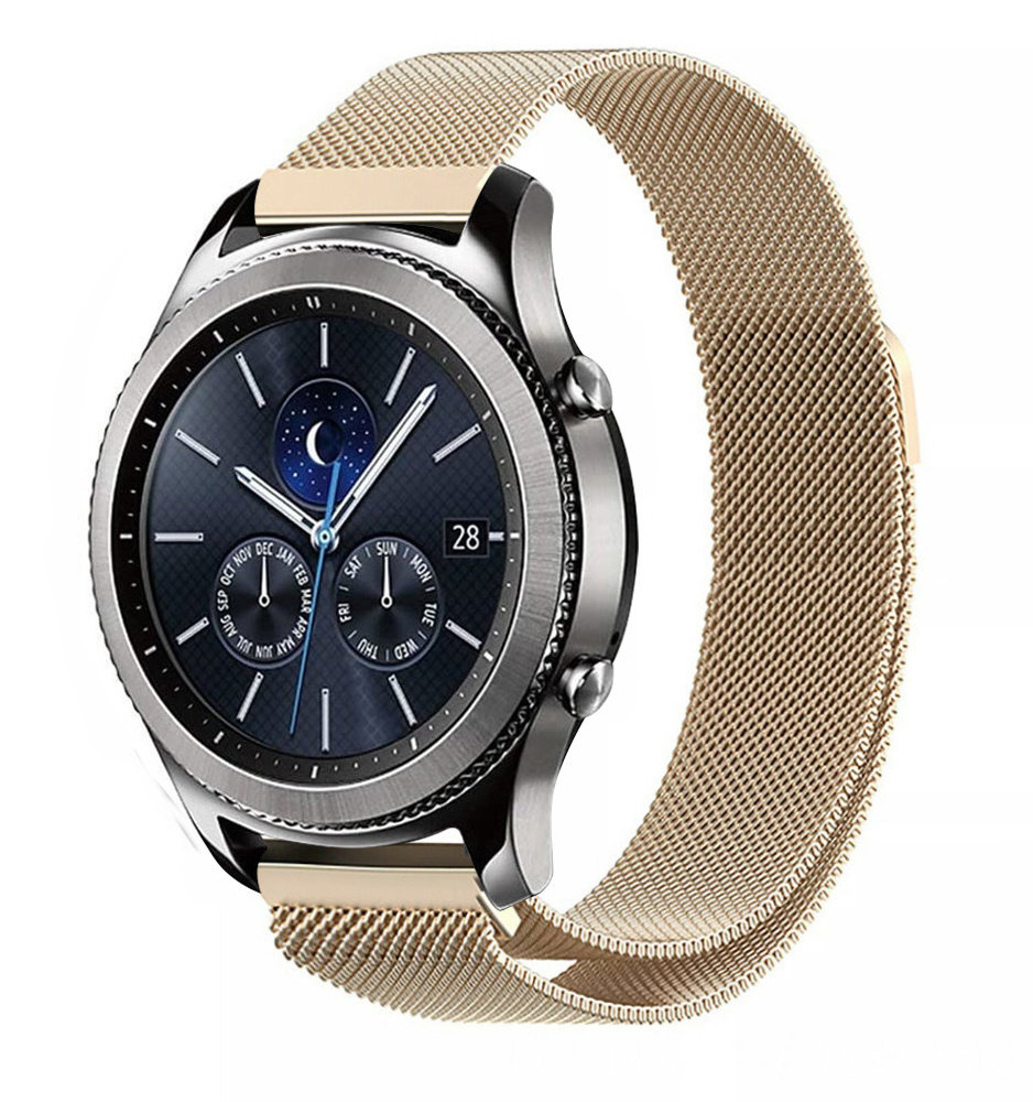 Strap-it Strap-it Bracelet milanais Samsung Gear S3 (champagne)