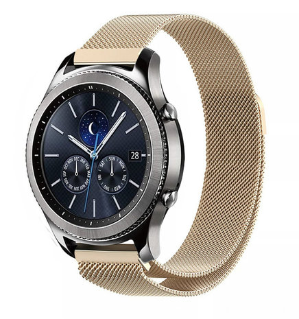 Strap-it Strap-it Bracelet milanais Samsung Gear S3 (champagne)