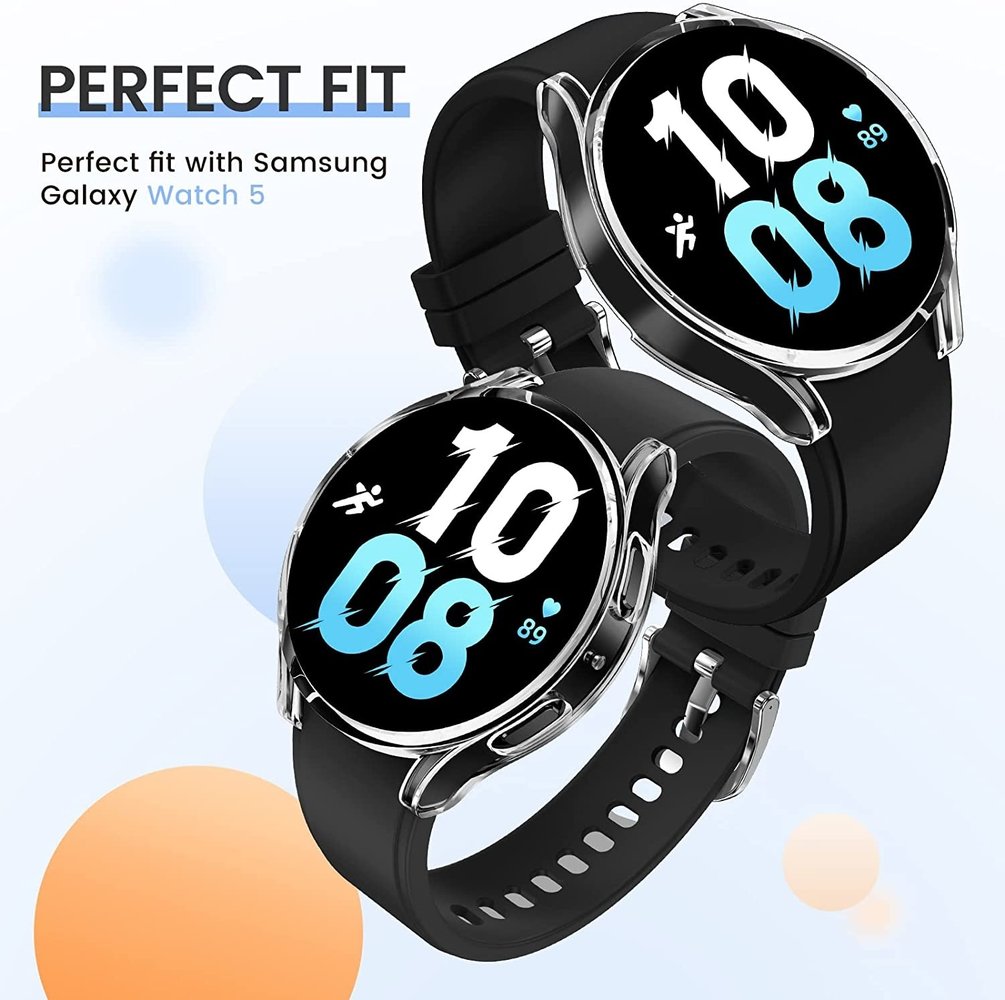 Strap-it Strap-it Coque Samsung Galaxy Watch 5 44mm TPU (transparente) Strap-it Strap-it Coque Samsung Galaxy Watch 5 44mm TPU (transparente)