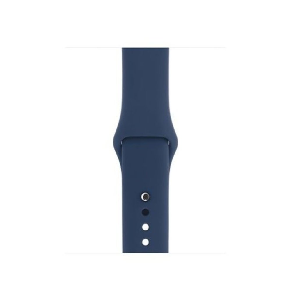 Strap-it Strap-it Bracelet silicone Apple Watch 8 (bleu)
