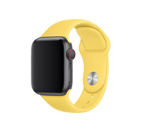 Strap-it Bracelet silicone Apple Watch 8 (jaune)