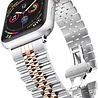 Strap-it Strap-it Bracelet acier Jubilee Apple Watch 8 (argent/ or rose) Strap-it Strap-it Bracelet acier Jubilee Apple Watch 8 (argent/ or rose)