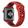 Strap-it Strap-it Bracelet sport Apple Watch 8 (rouge/noir) Strap-it Strap-it Bracelet sport Apple Watch 8 (rouge/noir)