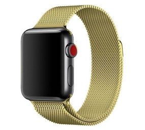 Strap-it Bracelet Milanais Apple Watch 8 (or)