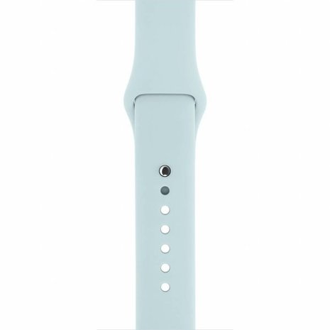 Strap-it Strap-it Bracelet silicone Apple Watch 8 (bleu clair)
