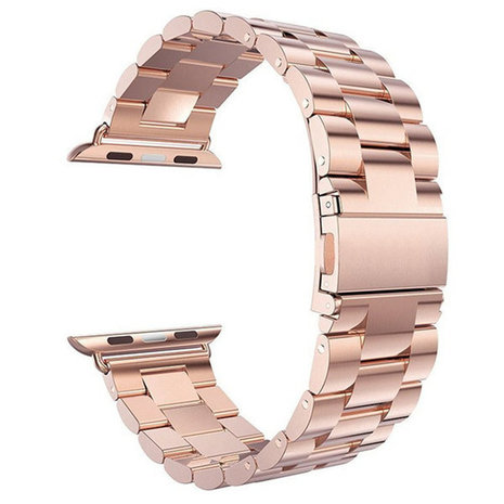 Strap-it Strap-it Bracelet acier Apple Watch 8 (or rose) Strap-it Strap-it Bracelet acier Apple Watch 8 (or rose)