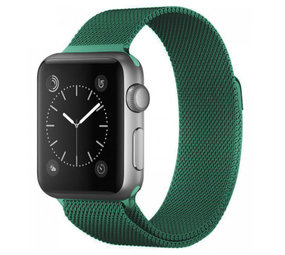Strap-it Bracelet Milanais Apple Watch 8 (vert)